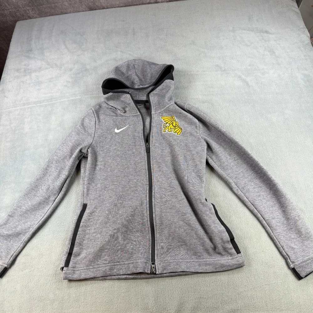 Nike Dri-FIT Missouri Western State University Griffons Full Zip Hoodie Grey‎ M